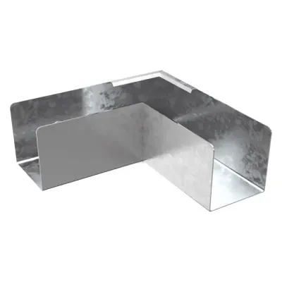 Trench Lighting Trunking Flat 90 Degree Bend 50x50mm