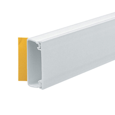 Marshall Tufflex Self Adhesive Mini Trunking 38x16mmx3m White