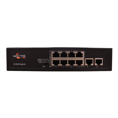 Noctis Pro - 8 Port 10/100Mbps PoE Switch 120W