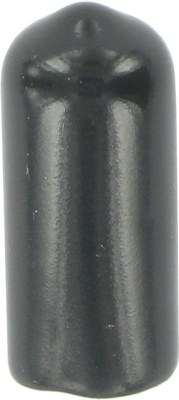 M10 x 25mm Threaded Rod End Cap Black