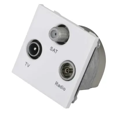 Hager TV/Radio/Satellite Euro Module
